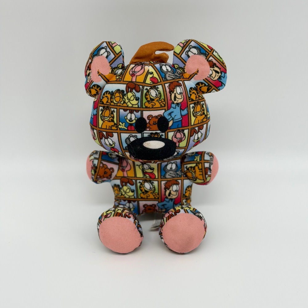 Toy Factory Garfield "Sticker Bomb" Pooky Teddy Bear Plush Nickelodeon EUC